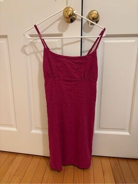wild fable Fuchsia Spaghetti-Strap Midi Dress